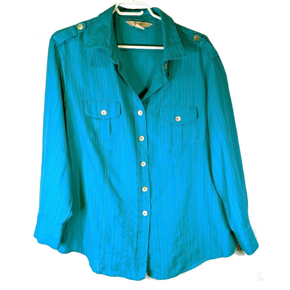 TanJay  blouse Petites 14P